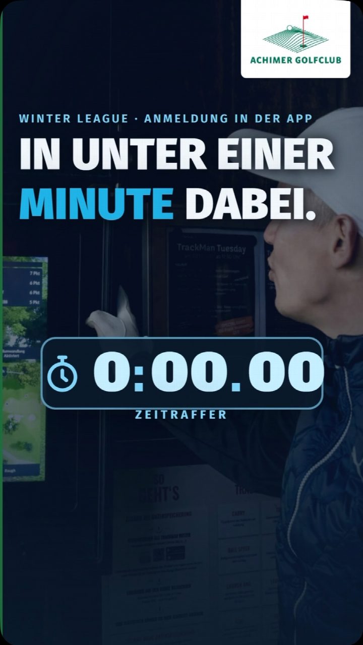 In unter einer Minute dabei ⏱️ – so meldest du dich in der App zur ON THE RANGE Winter League an. 1️⃣…