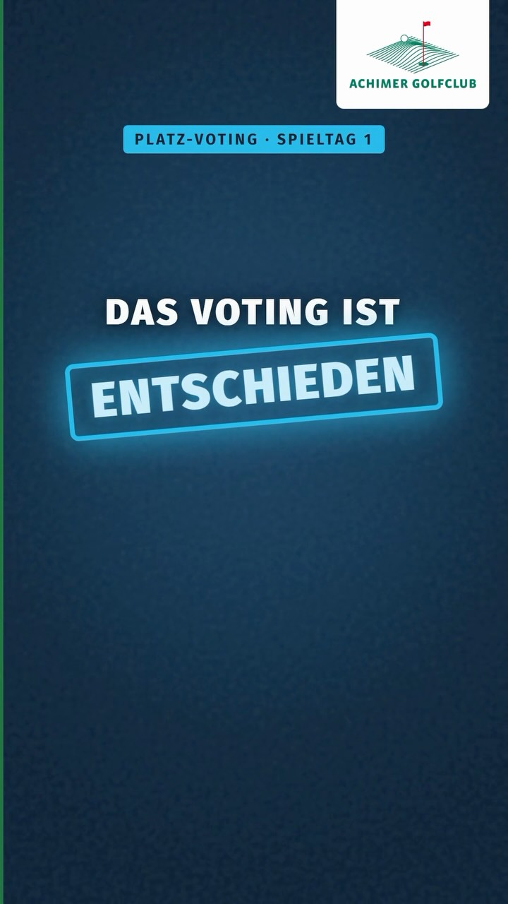Das Voting ist entschieden: Spieltag 1 spielen wir auf Bernardus Golf! 🇳🇱⛳ 54 % eurer Stimmen – danke an alle, die…