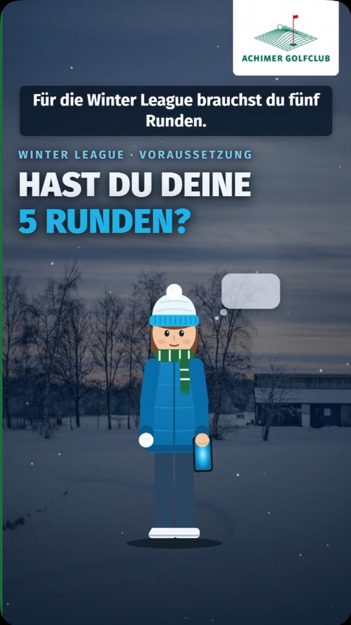 Hast du deine 5 Runden? 🤔⛳ Die hast du vielleicht schon längst – Mia zeigt dir, wo du nachschaust. 🎯 Für die ON THE…